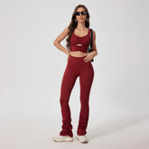 Pile Pants Yoga Fitness Outdoor Sports Suit